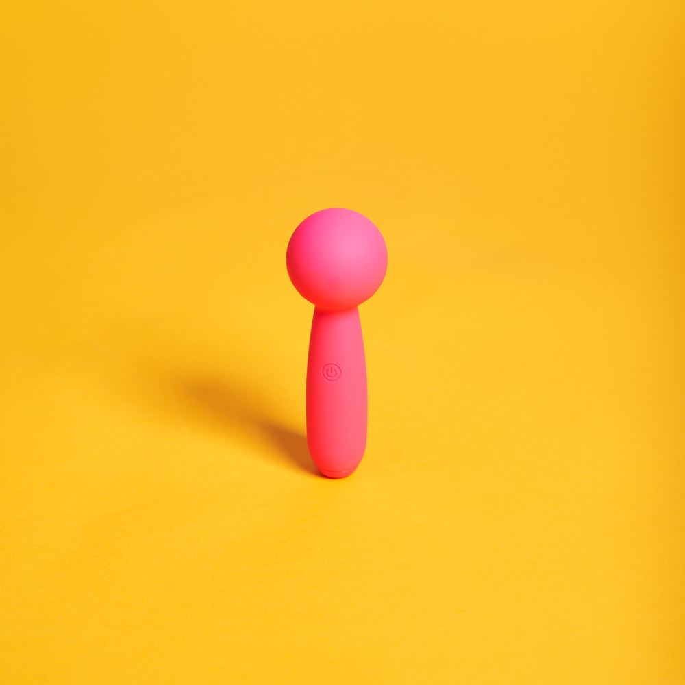 Lolly mini wand vibrator — detail close-up